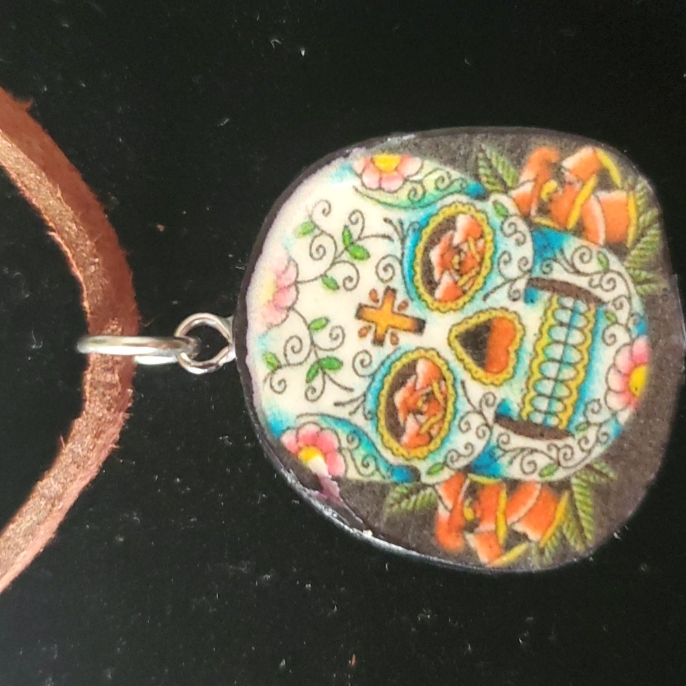Men's  Skeleton necklace.